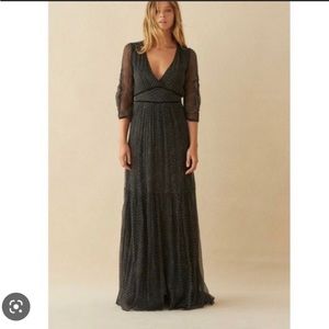 ba&sh gown maxi dress